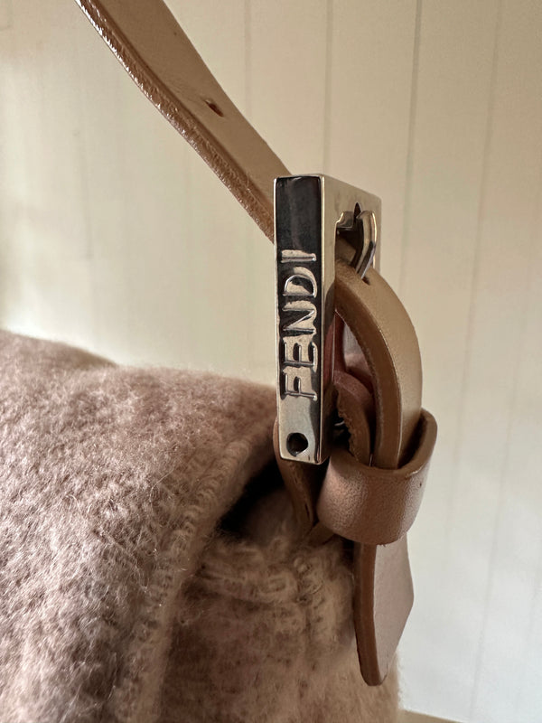 Fendi Wool Zucca Baguette