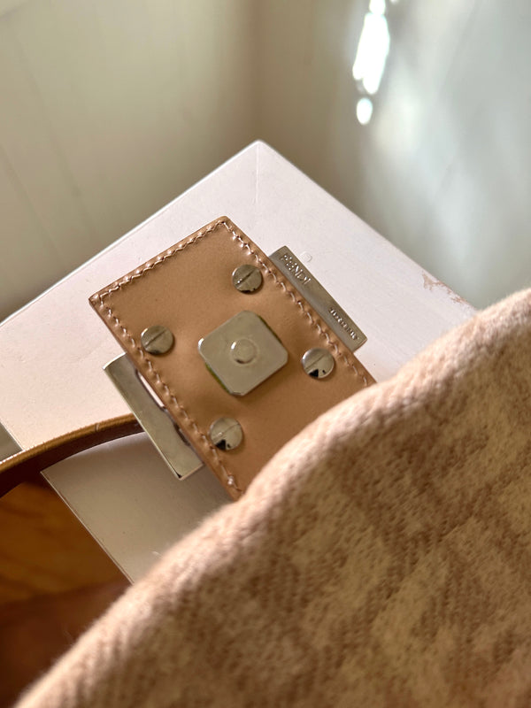 Fendi Wool Zucca Baguette