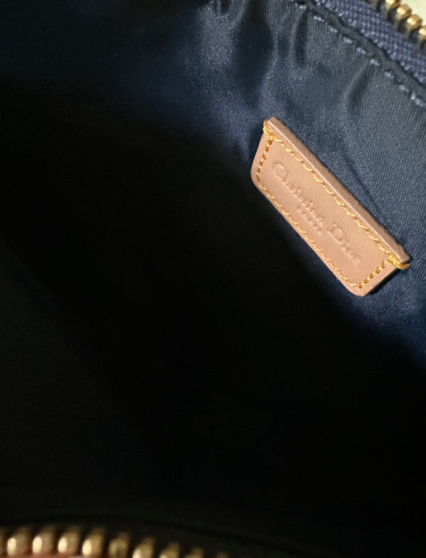 Christian Dior Denim Saddle Pochette