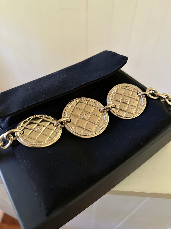 Chanel Quilted Medallion Necklace / Belt