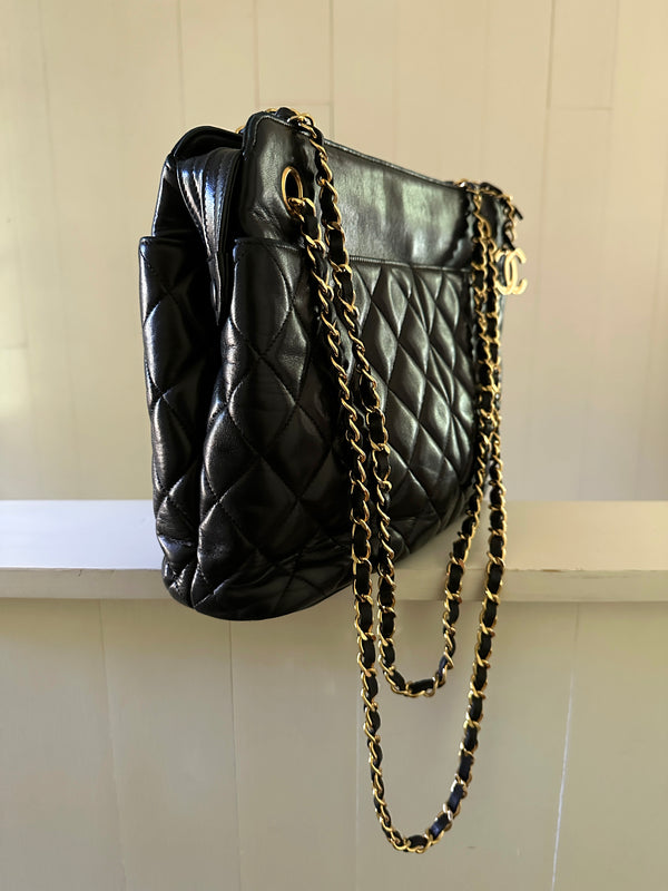Chanel Vintage Quilted Tote
