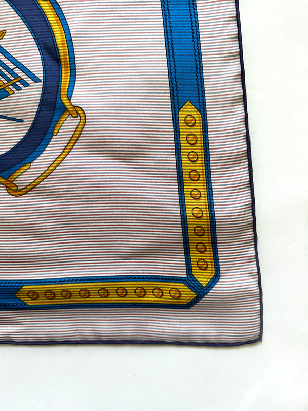 Hermès "En Roue Libre Chemise" Scarf 90