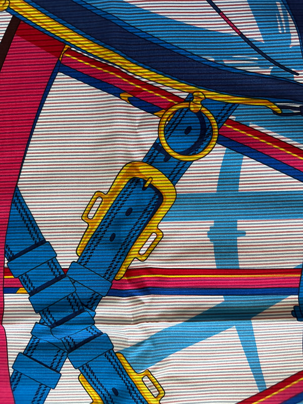 Hermès "En Roue Libre Chemise" Scarf 90