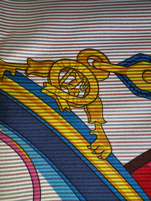 Hermès "En Roue Libre Chemise" Scarf 90
