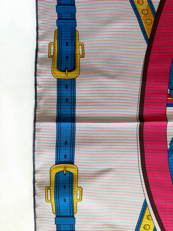 Hermès "En Roue Libre Chemise" Scarf 90