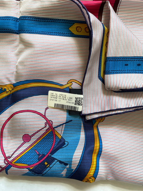 Hermès "En Roue Libre Chemise" Scarf 90