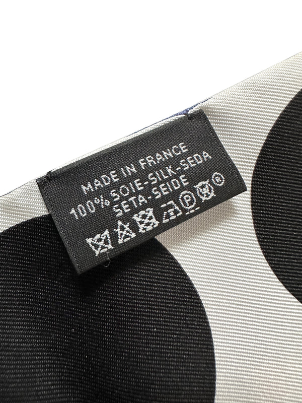 Hermès "Les Leopards" Twill Up Scarf