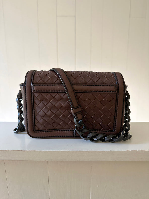 Bottega Veneta Intrecciato Mirror Lens Shoulder Bag