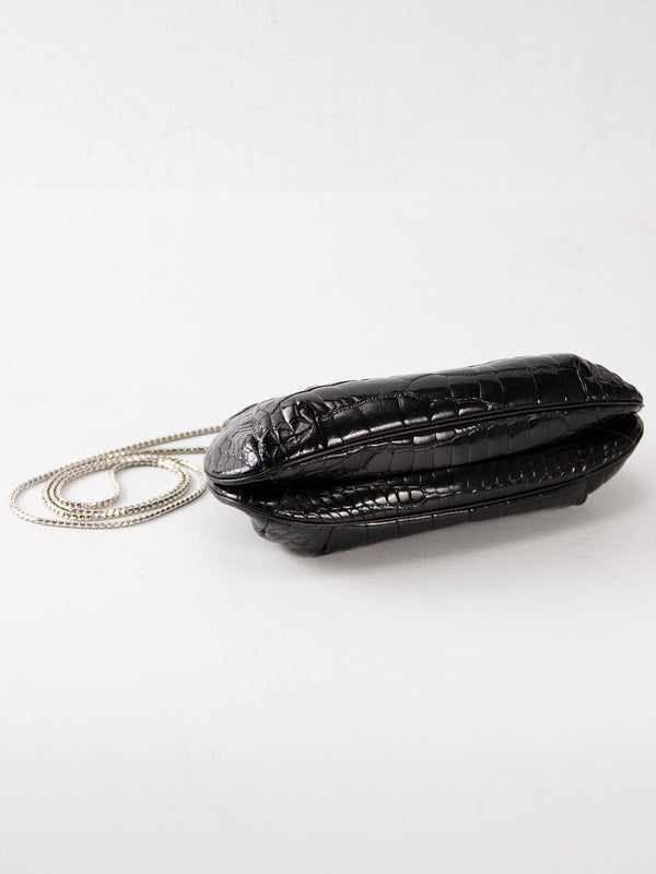 Judith Leiber Alligator Minaudière
