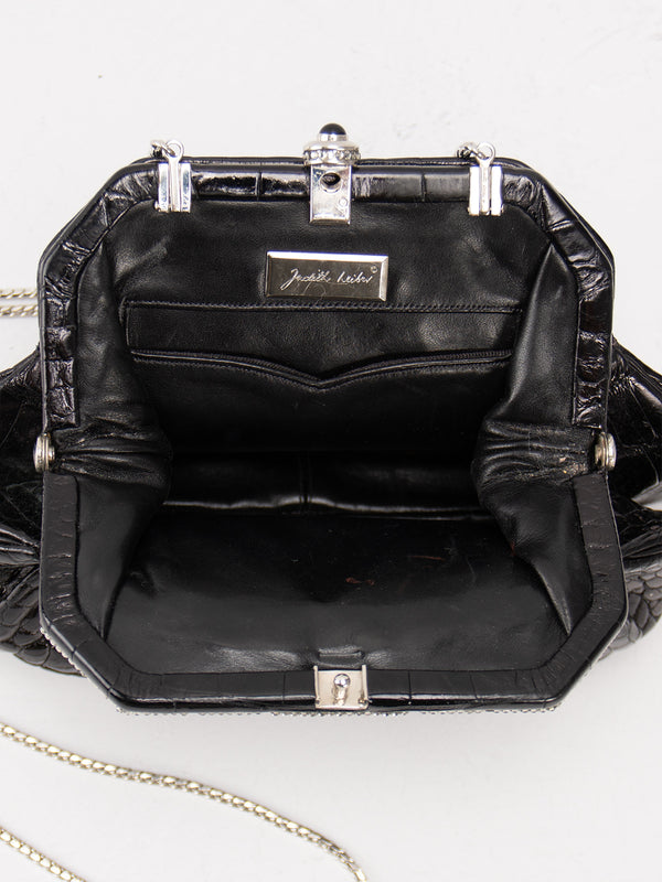 Judith Leiber Alligator Minaudière