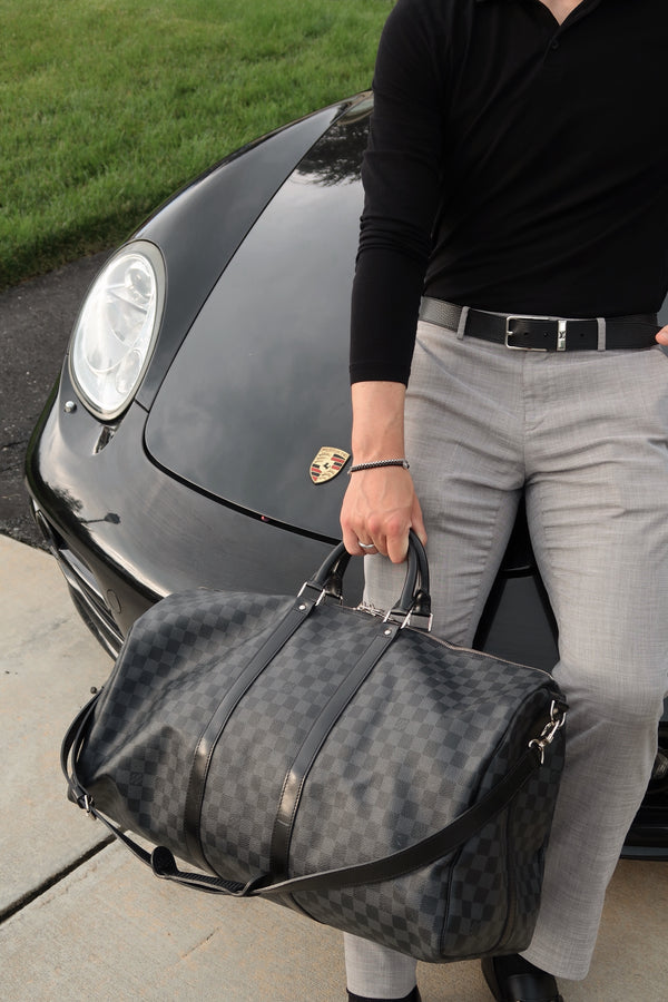 Louis Vuitton Damier Graphite Keepall Bandouliere 55