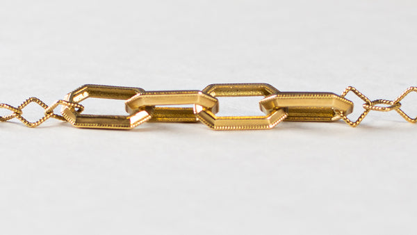 Monica Rich Kosann Octagon Link Toggle Necklace