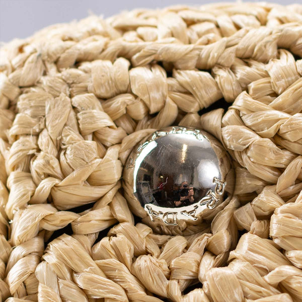 Prada Raffia Crochet Tote