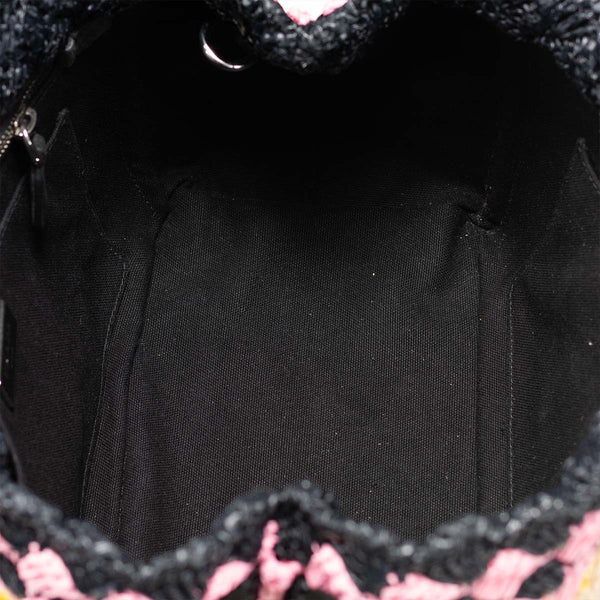 Prada Raffia Crochet Tote