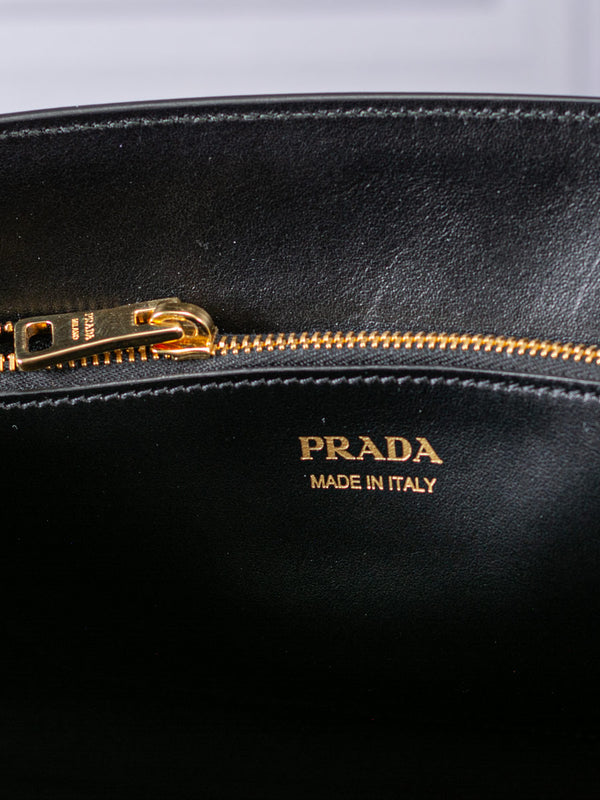 Prada Monochrome Medium Saffiano Bag