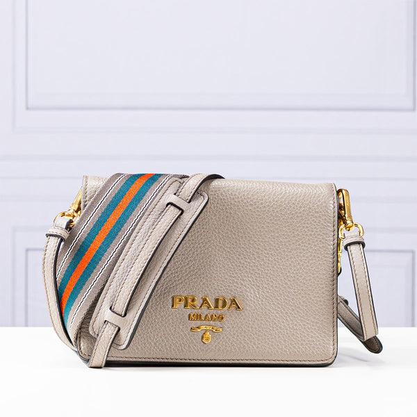 Prada Vitello Daino Crossbody Flap