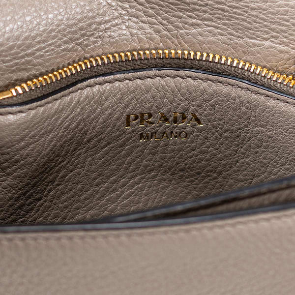 Prada Vitello Daino Crossbody Flap