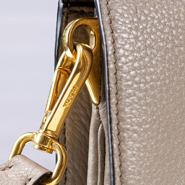 Prada Vitello Daino Crossbody Flap