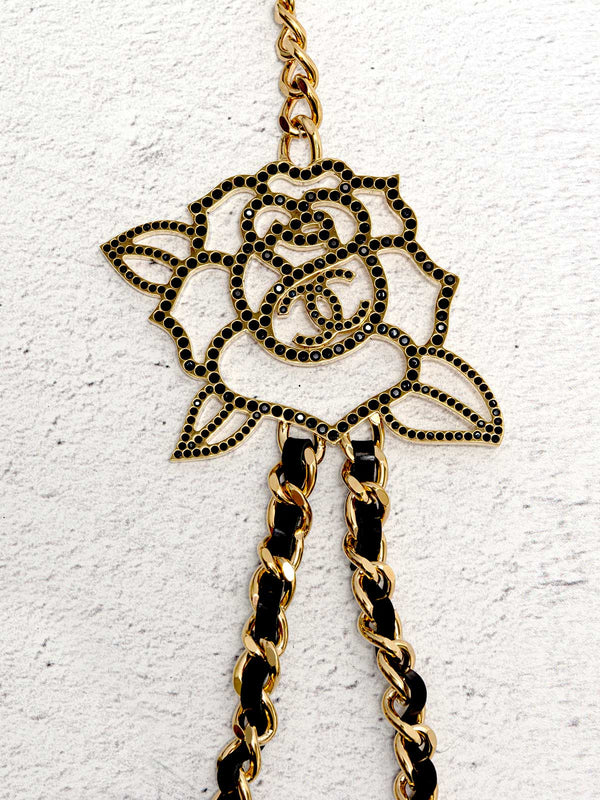 Chanel Chain-Link & Crystal Belt