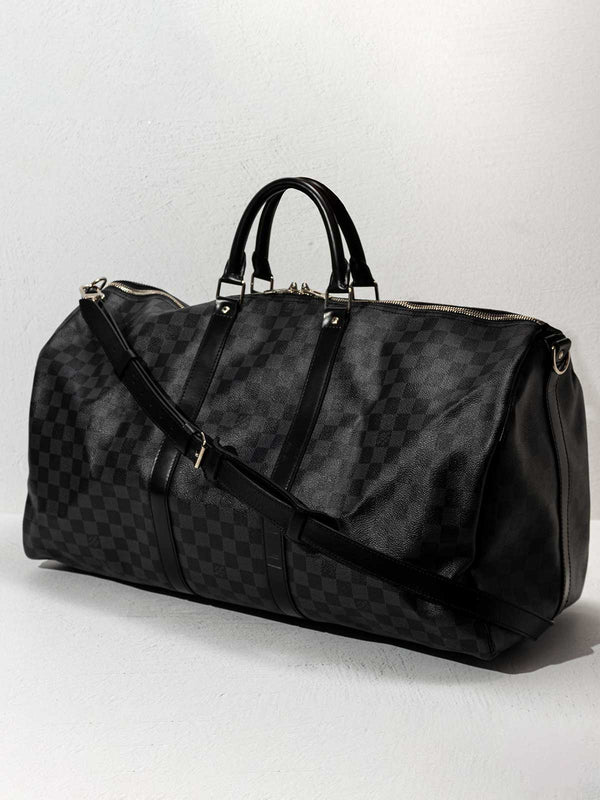 Louis Vuitton Damier Graphite Keepall Bandouliere 55