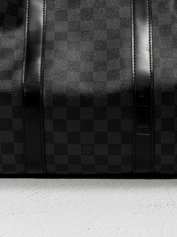 Louis Vuitton Damier Graphite Keepall Bandouliere 55