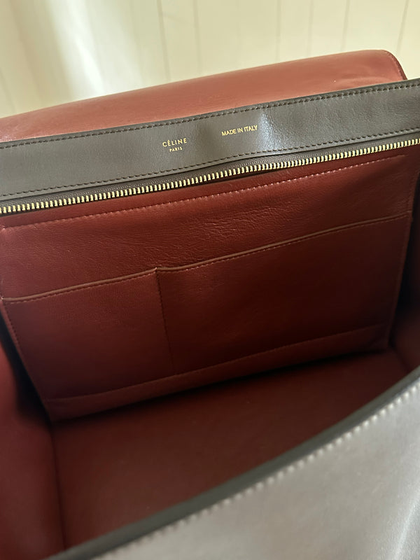 Celine Terracotta Trapeze Interior