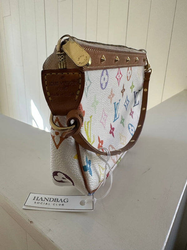 Louis Vuitton Monogram Takashi Murakami Pochette Accessoires Side