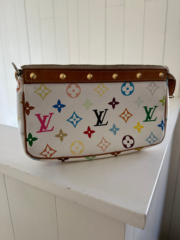 Louis Vuitton Monogram Takashi Murakami Pochette Accessoires Back