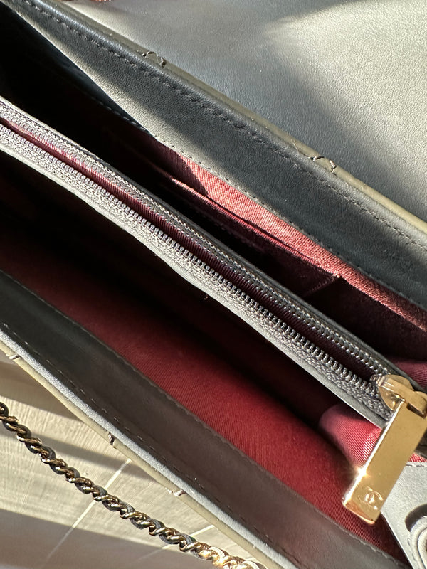 Chanel Golden Class Accordion Flap Bag Interior