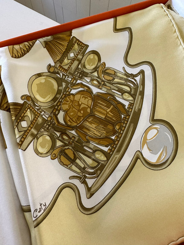 Hermes “Scarabees Et Pectoraux” Scarf 90