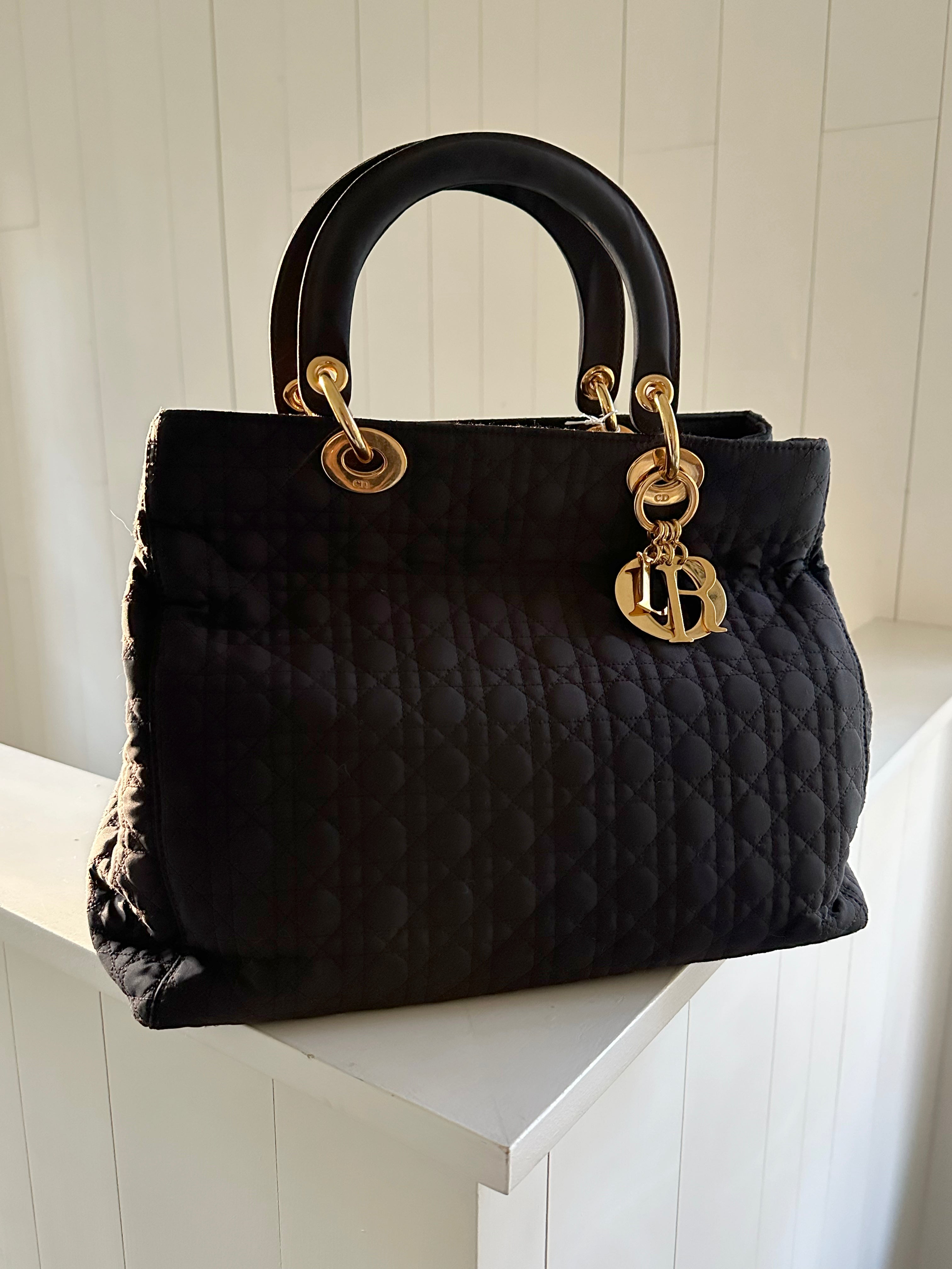 Lady dior nylon cannage bag Clearance