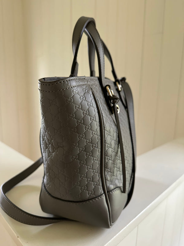 Gucci Small Guccissima Bree Tote Side