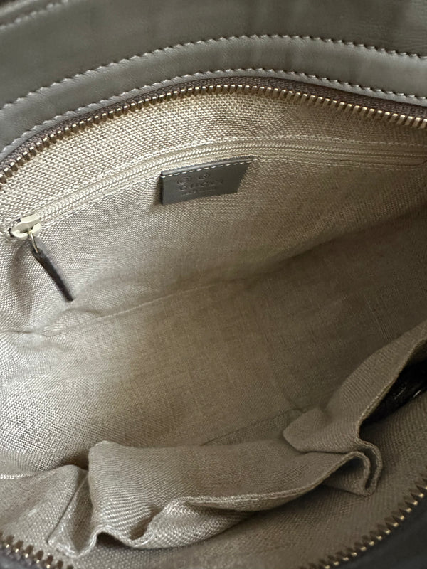 Gucci Small Guccissima Bree Tote Interior