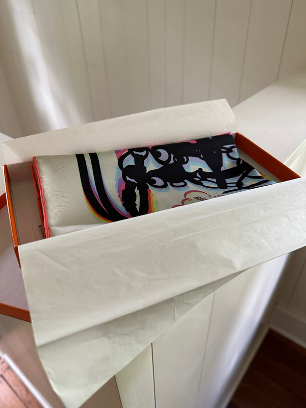 Hermès "Brides De Gala Shadow" Scarf 45