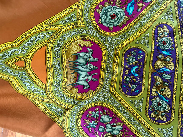 Hermès "Qalamdan" Scarf 90