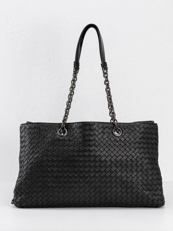 Bottega Veneta Intrecciato Chain Tote