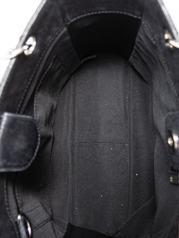 Chanel Black Caviar Quilted Timeless Petit Shopping Tote