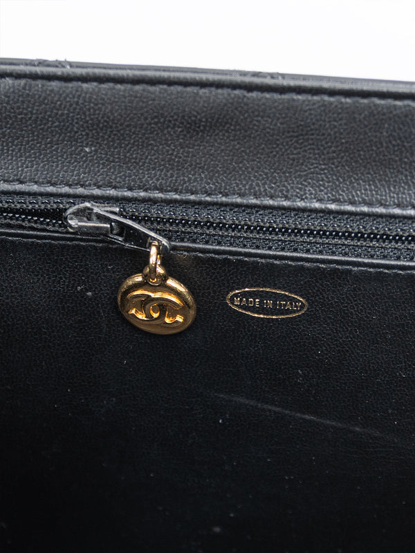 Chanel Quilted Vintage CC Vanity Case