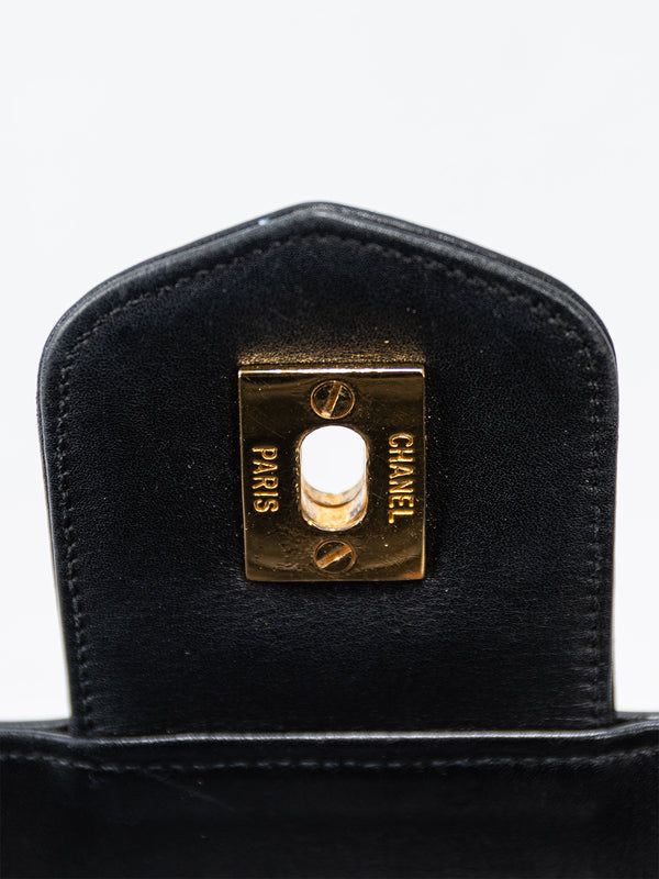 Chanel Quilted Vintage CC Vanity Case