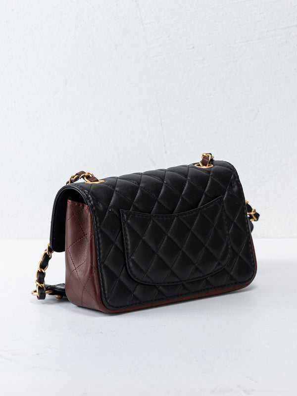 Chanel Small Strap Into Flap Bag