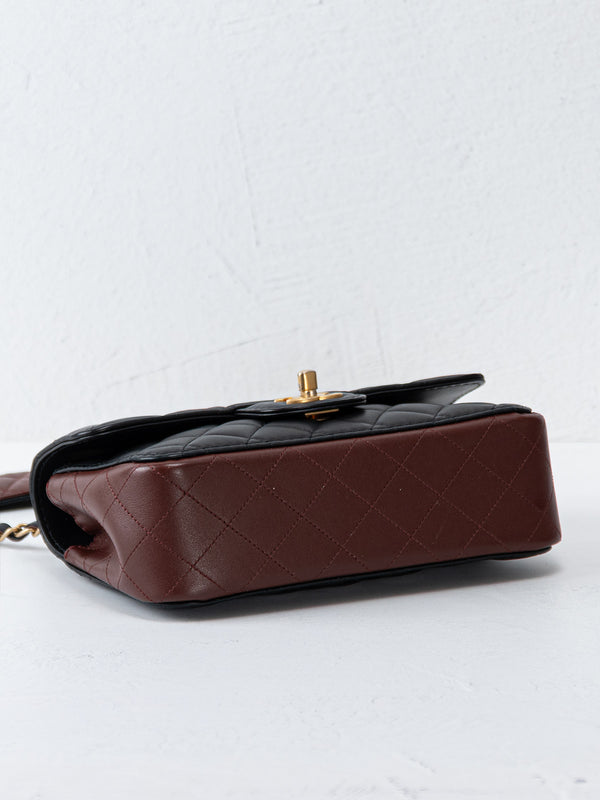 Chanel Small Strap Into Flap Bag