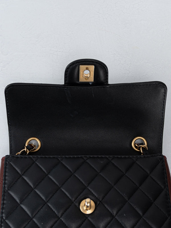 Chanel Small Strap Into Flap Bag