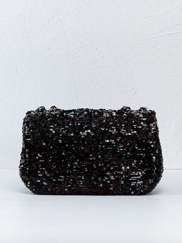 Chanel Sequin Single Flap Bag