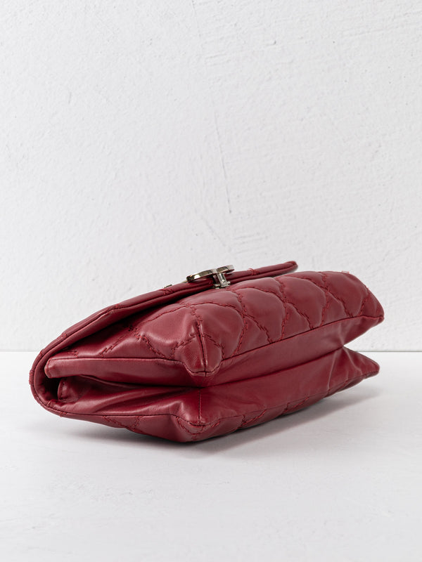 Chanel Double Stitch Hamptons Flap Bag