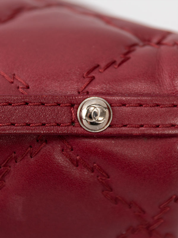 Chanel Double Stitch Hamptons Flap Bag