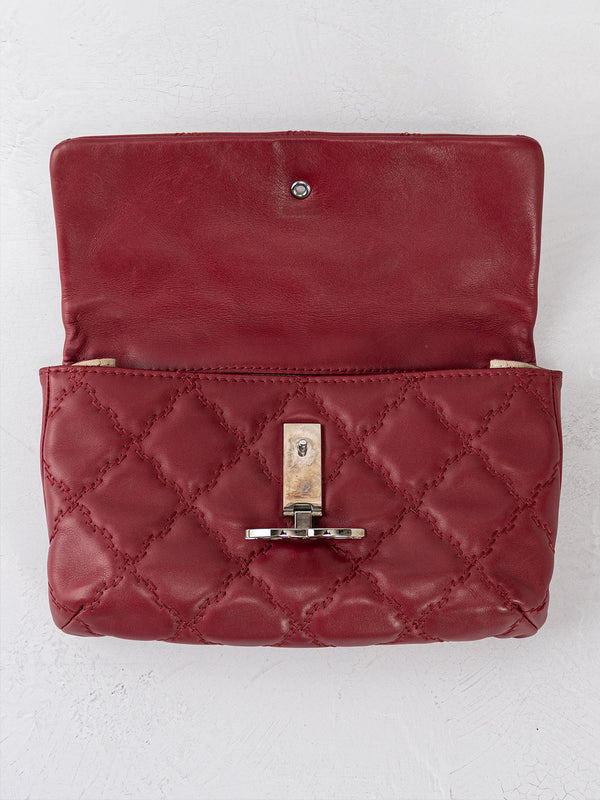 Chanel Double Stitch Hamptons Flap Bag
