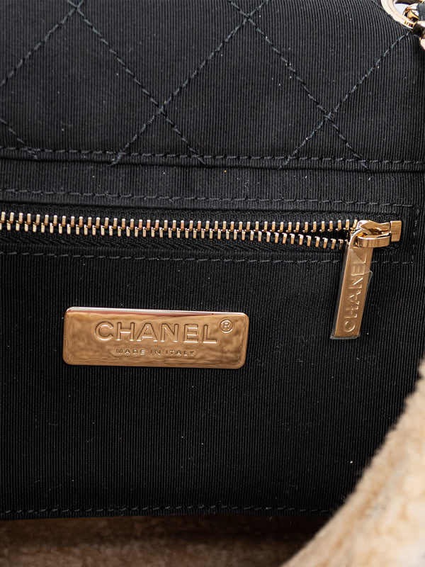 Chanel Shearling CC Mania Flap