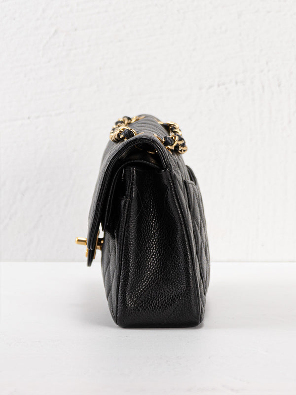Chanel Small Classic Caviar Double Flap Bag