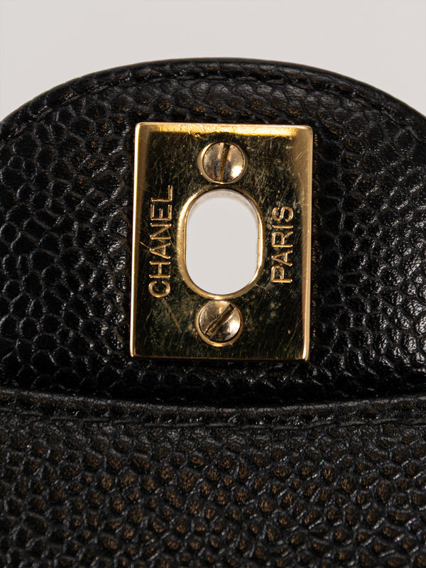 Chanel Small Classic Caviar Double Flap Bag