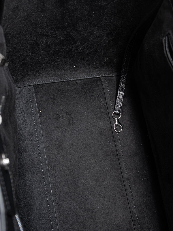 Chanel Caviar Medium Studded Deauville Tote